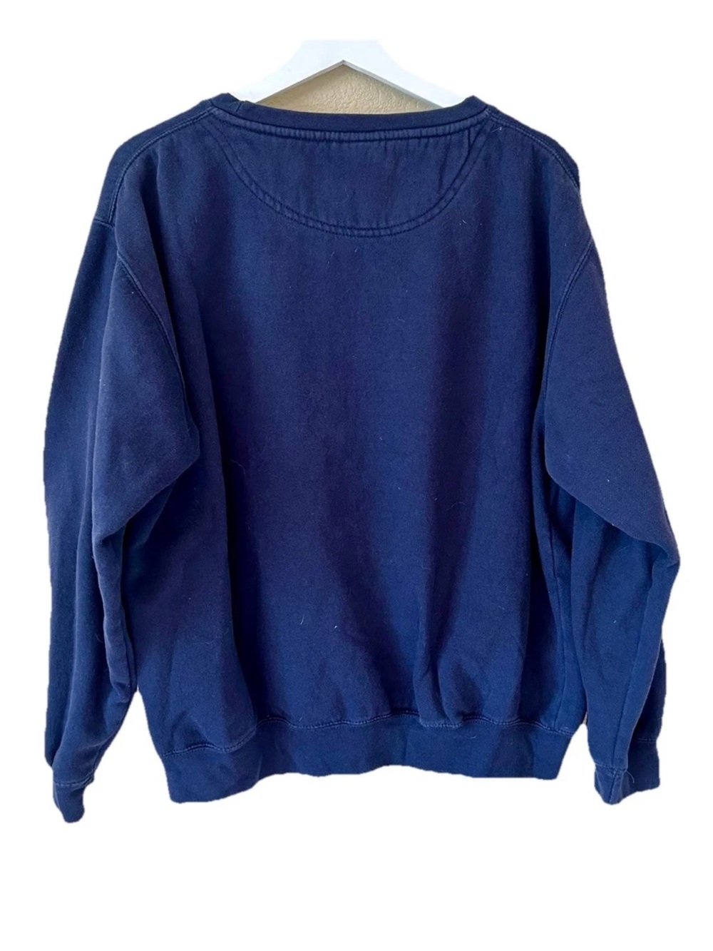 Yellowstone National Park Embroidered Navy Graphic Crewneck Sweatshirt Size L - Picture 3 of 6